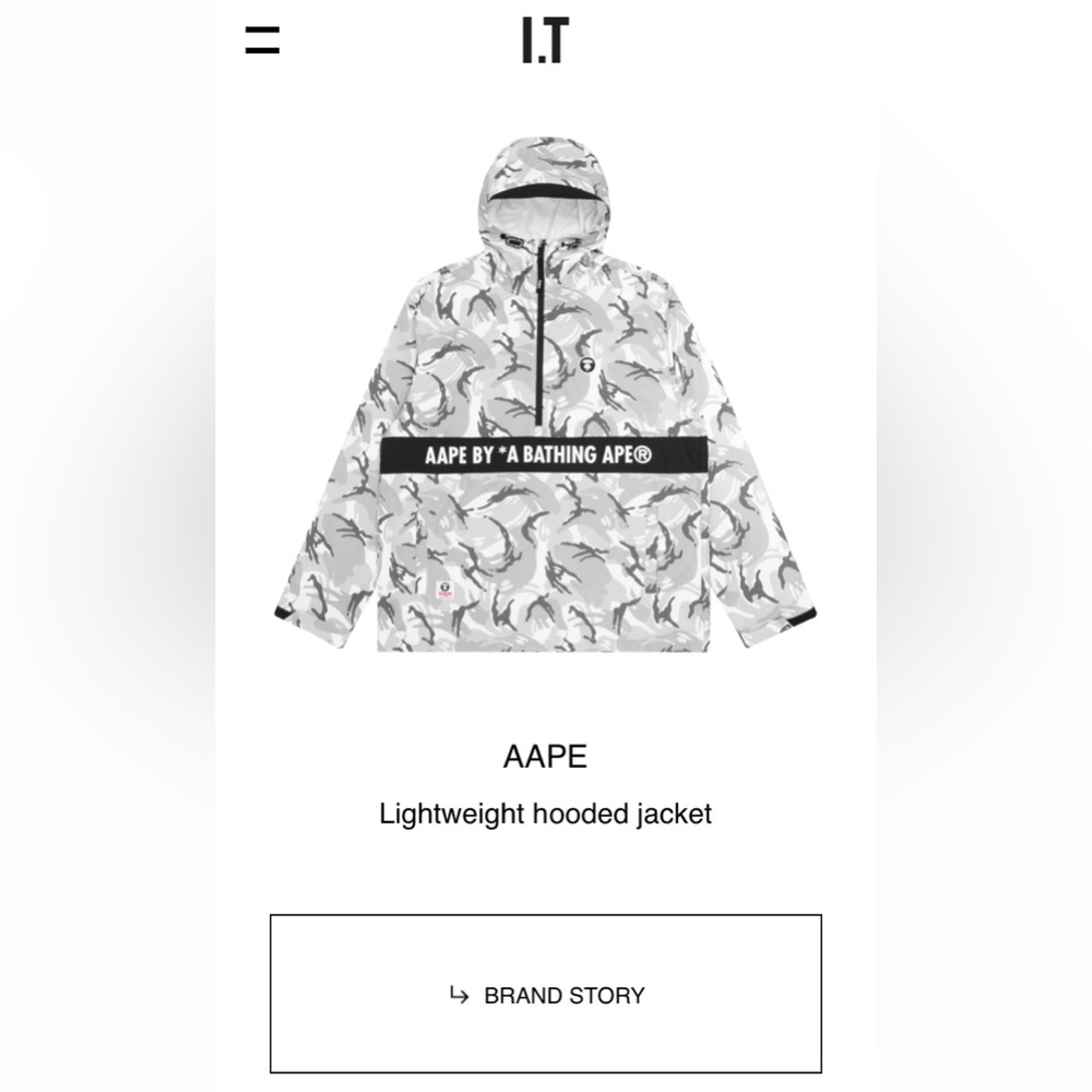 AAPE BY A BATHING APE - Bape camo jacket